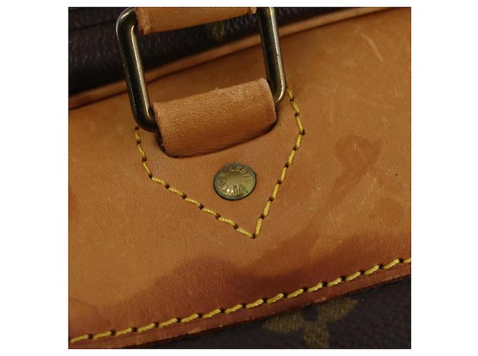 LOUIS VUITTON Monogram Alize 1 Borsa Boston Posh M41393 LV Auth 173232 Monogramma - vista 8