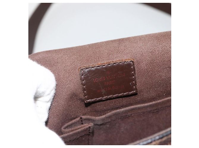 LOUIS VUITTON Borsa a Spalla Brooklyn PM Damier Ebene N51210 LV Auth gh1904 - vista 18