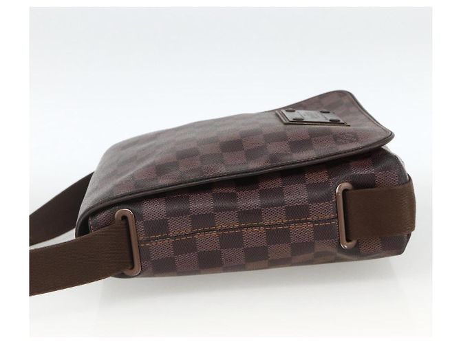 LOUIS VUITTON Borsa a Spalla Brooklyn PM Damier Ebene N51210 LV Auth gh1904 - vista 3