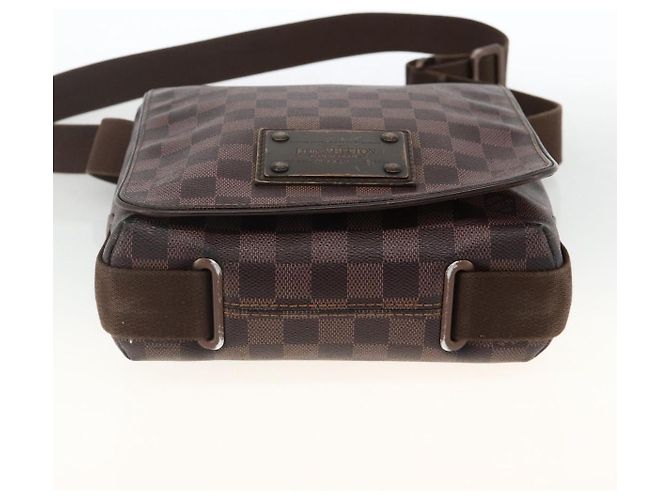 LOUIS VUITTON Borsa a Spalla Brooklyn PM Damier Ebene N51210 LV Auth gh1904 - vista 5