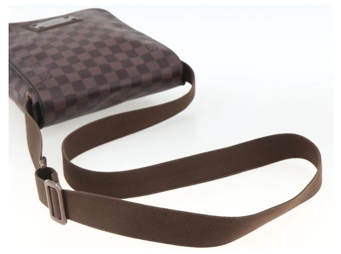 LOUIS VUITTON Borsa a Spalla Brooklyn PM Damier Ebene N51210 LV Auth gh1904 - vista 7