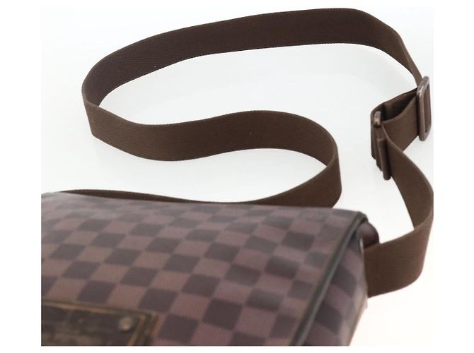 LOUIS VUITTON Borsa a Spalla Brooklyn PM Damier Ebene N51210 LV Auth gh1904 - vista 8