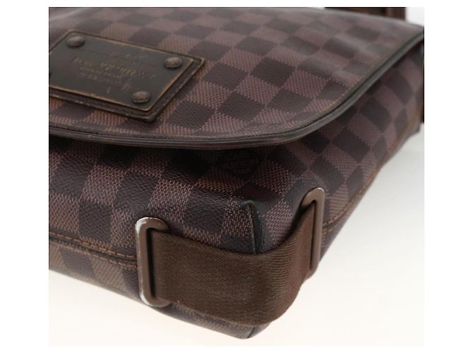 LOUIS VUITTON Borsa a Spalla Brooklyn PM Damier Ebene N51210 LV Auth gh1904 - vista 9