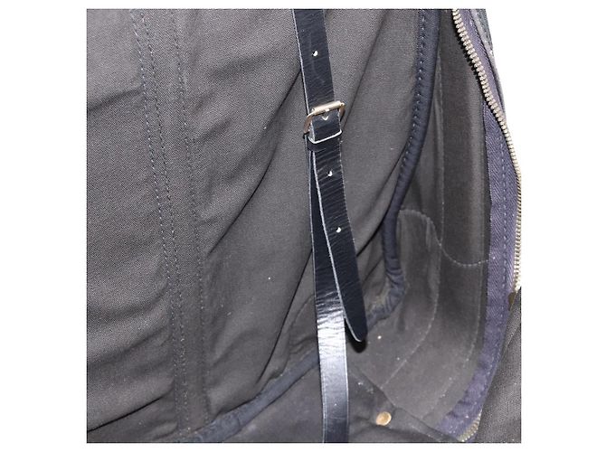 Borsa da viaggio GUCCI GG Canvas Web Sherry Line Nera Oro Auth ARZ288 Nero D'oro - vista 20