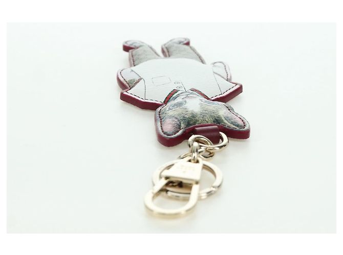GUCCI GG Supreme Boris Yuko Higuchi Charm PVC Beige Auth LNZ613SM - vista 14