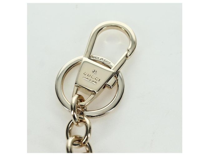 GUCCI GG Supreme Boris Yuko Higuchi Charm PVC Beige Auth LNZ613SM - vista 6