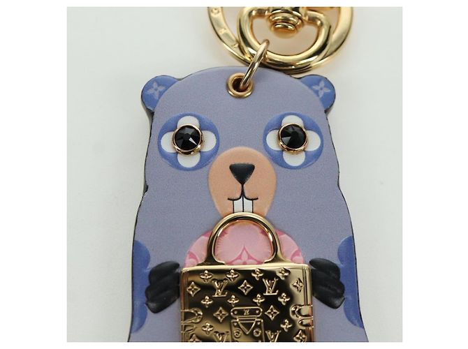 LOUIS VUITTON Monogram LV Marmot Charm Viola M01350 LV Auth YKZ484M Porpora Monogramma - vista 3