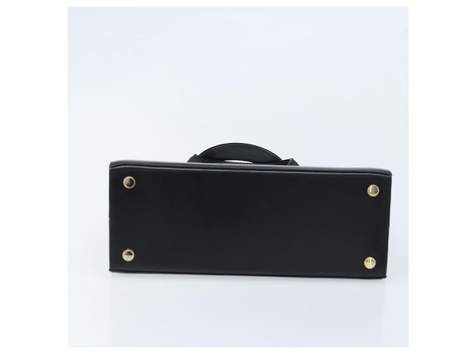 Borsa a mano Vala in pelle nera e oro di Salvatore Ferragamo Auth gh1876 Nero D'oro - vista 9