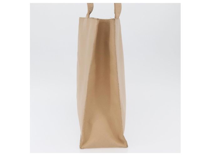Borsa Tote CHANEL in Pelle Caviar Beige Oro CC Auth BA11375A D'oro - vista 4