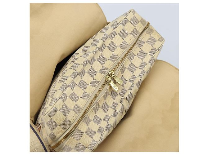 LOUIS VUITTON Borsa a Spalla Naviglio Damier Azur N51189 LV Auth BSZ491 - vista 10