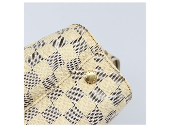 LOUIS VUITTON Borsa a Spalla Naviglio Damier Azur N51189 LV Auth BSZ491 - vista 17