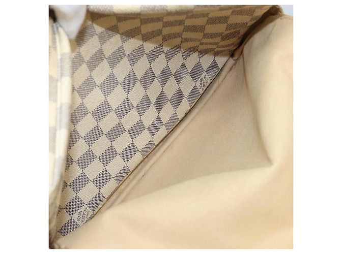 LOUIS VUITTON Borsa a Spalla Naviglio Damier Azur N51189 LV Auth BSZ491 - vista 23