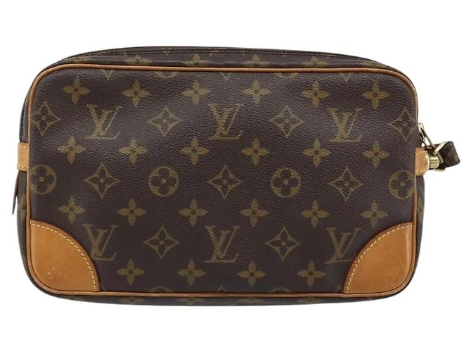 LOUIS VUITTON Monogram Marly Dragonne GM Clutch Bag M51825 LV Auth ep13933 - view 2