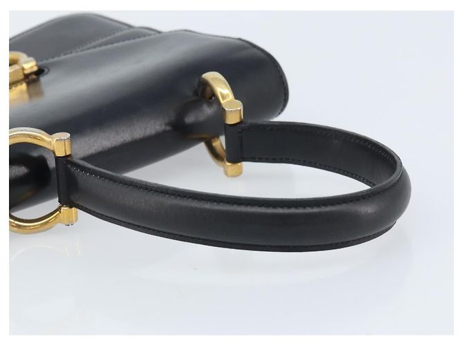 Céline CELINE Handtasche aus schwarzem Leder mit Gold Auth ep13883 Golden - Ansicht 7