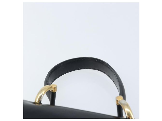 Céline CELINE Handtasche aus schwarzem Leder mit Gold Auth ep13883 Golden - Ansicht 8