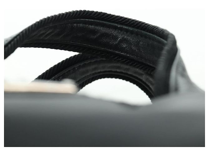 PRADA Borsa a Frange in Nylon 2 in 1 Nera BL0916 Auth am11097V Nero - vista 14
