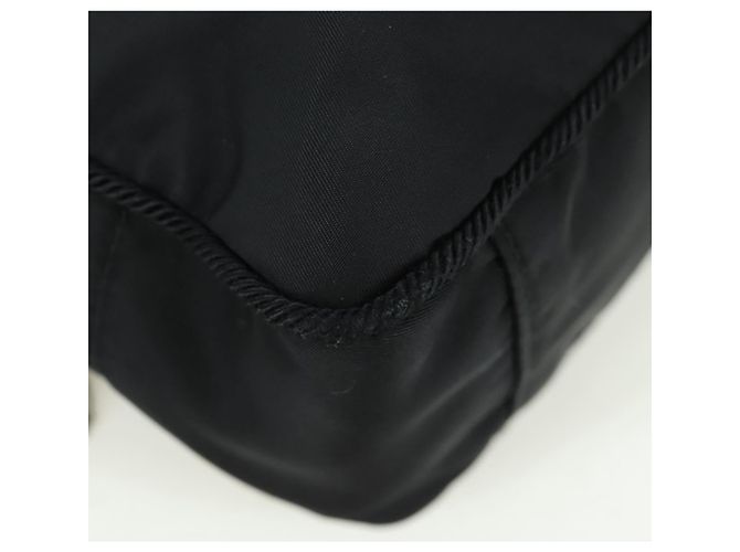 PRADA Borsa a Frange in Nylon 2 in 1 Nera BL0916 Auth am11097V Nero - vista 17