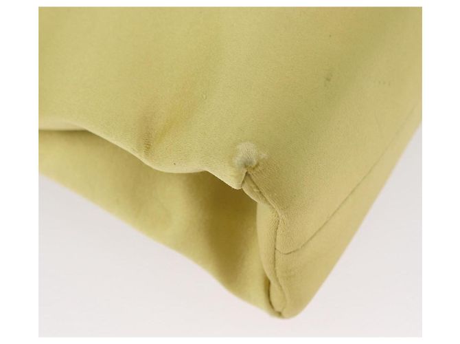 Borsa Tote PRADA Satin Giallo Oro Auth ARZ560 D'oro - vista 13