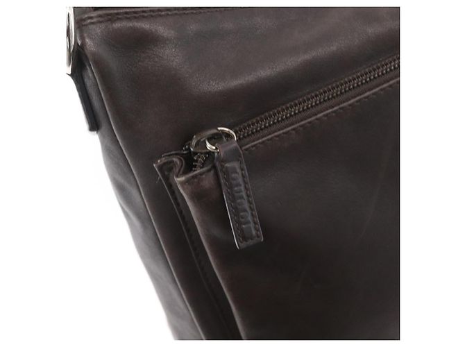 Bamboo Borsa a mano in pelle marrone con bambù GUCCI Argento Auth SW2156 - vista 15