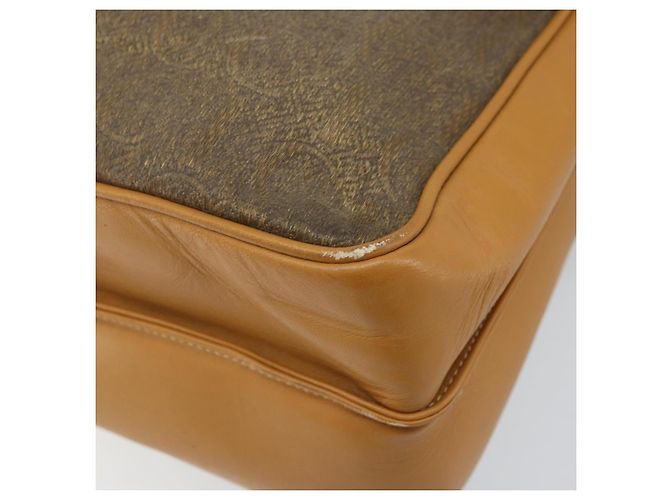 Borsa a Spalla GUCCI in Tela Beige Oro Auth 173908 - vista 12