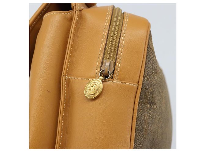 Borsa a Spalla GUCCI in Tela Beige Oro Auth 173908 - vista 16