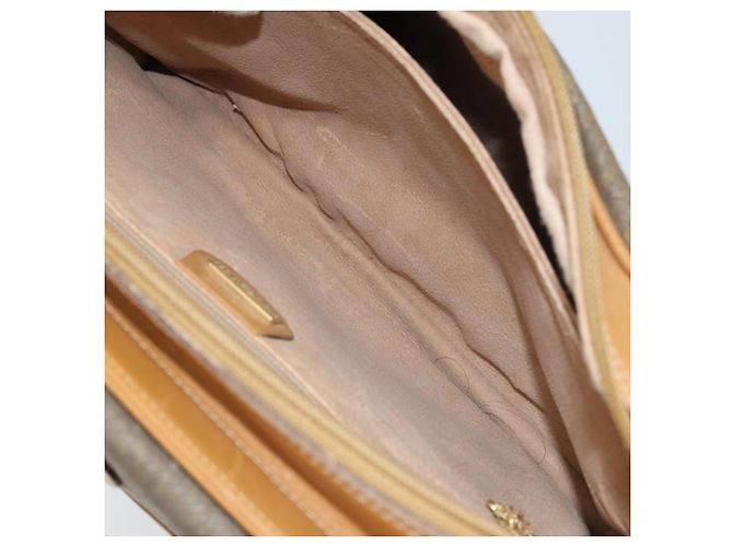 Borsa a Spalla GUCCI in Tela Beige Oro Auth 173908 - vista 18
