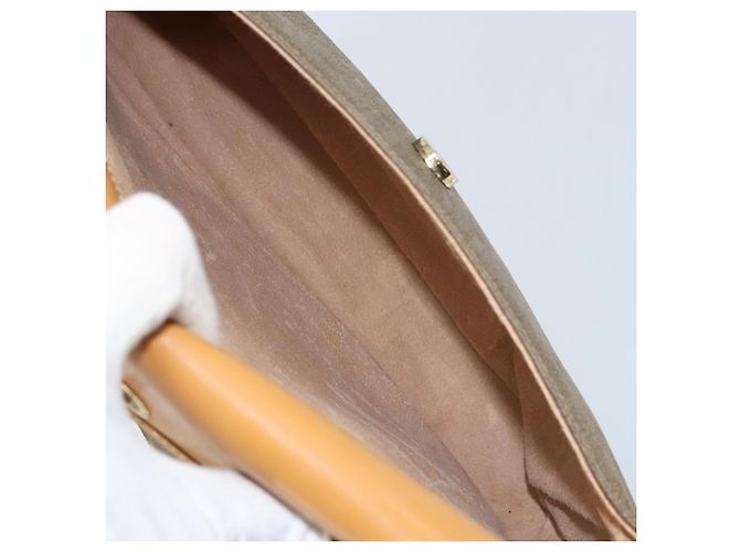 Borsa a Spalla GUCCI in Tela Beige Oro Auth 173908 - vista 24