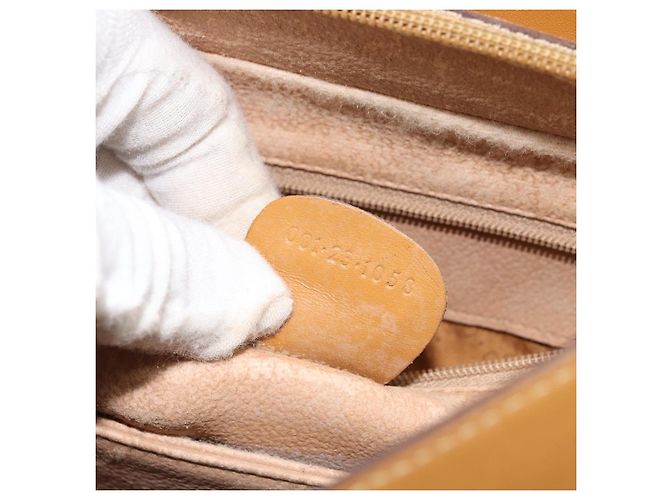 Borsa a Spalla GUCCI in Tela Beige Oro Auth 173908 - vista 25