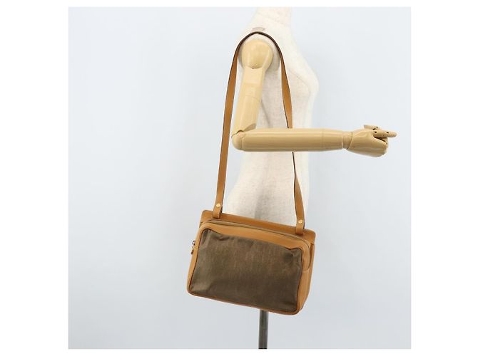 Borsa a Spalla GUCCI in Tela Beige Oro Auth 173908 - vista 26