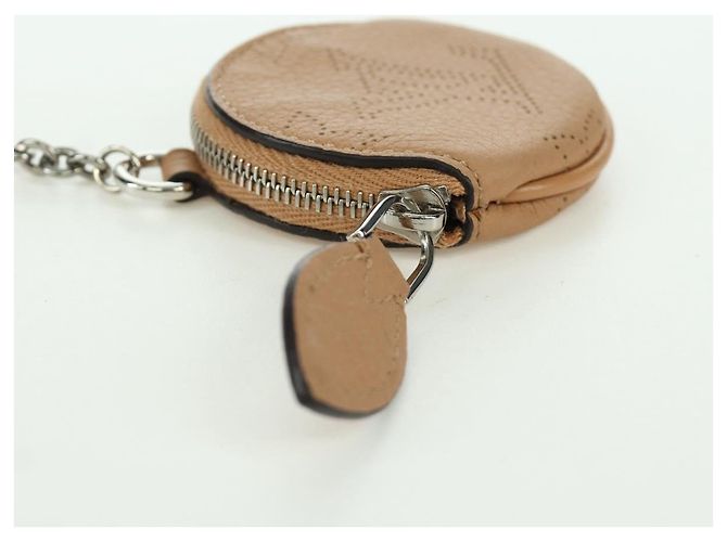 LOUIS VUITTON Mahina Schlüsselanhänger Flugmodus Pouch Charm M00542 LV Auth BSZ557M Beige - Ansicht 14
