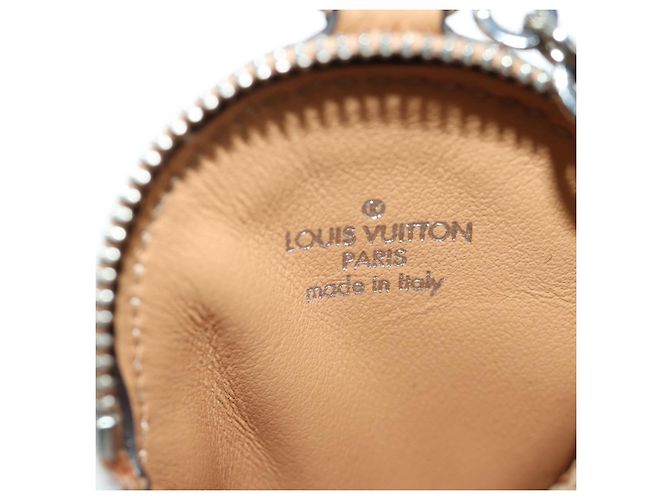 LOUIS VUITTON Mahina Schlüsselanhänger Flugmodus Pouch Charm M00542 LV Auth BSZ557M Beige - Ansicht 18