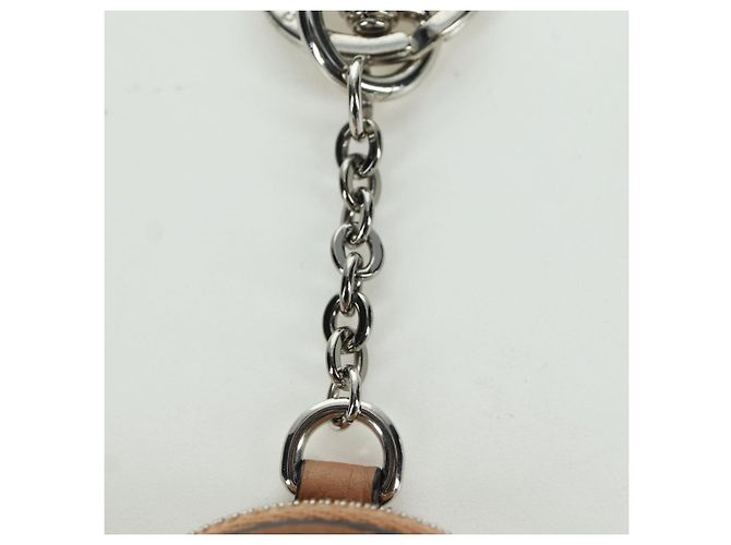 LOUIS VUITTON Mahina Schlüsselanhänger Flugmodus Pouch Charm M00542 LV Auth BSZ557M Beige - Ansicht 3