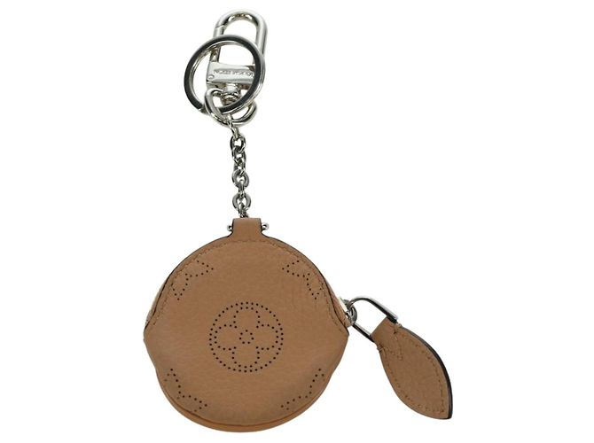 LOUIS VUITTON Mahina Schlüsselanhänger Flugmodus Pouch Charm M00542 LV Auth BSZ557M Beige - Ansicht 5