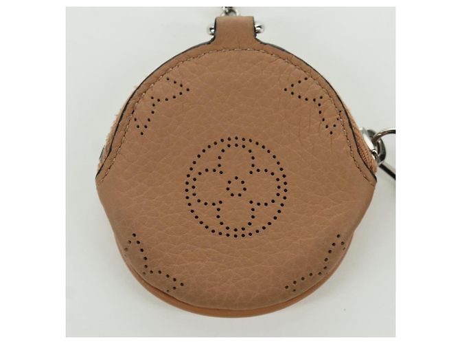LOUIS VUITTON Mahina Schlüsselanhänger Flugmodus Pouch Charm M00542 LV Auth BSZ557M Beige - Ansicht 6