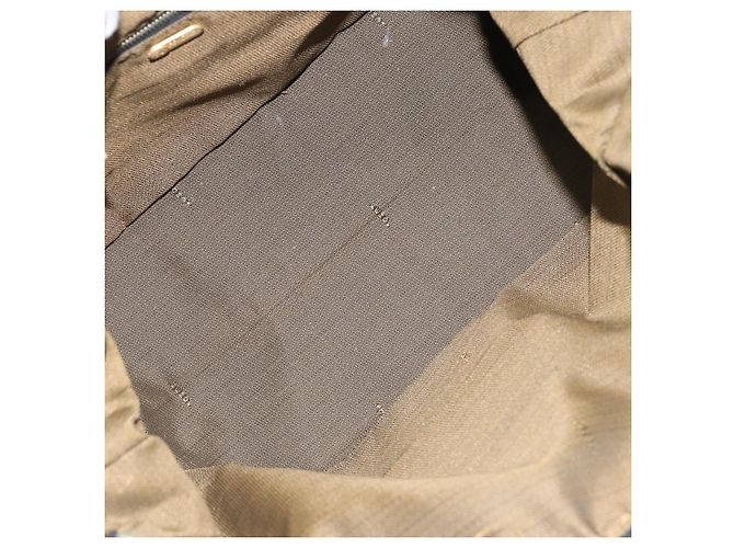Borsa a mano in tela Zucca FENDI nera e marrone Auth LNZ693 Nero - vista 17