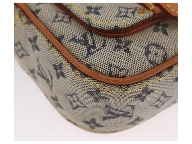 LOUIS VUITTON Borsa a Spalla Monogram Mini Juliet PM Blu M92005 LV Auth BSZ132 - vista 14