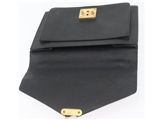 LOUIS VUITTON Borsa a Mano Epi Monceau 28 Nera M52122 LV Auth ka3386 Nero - vista 19