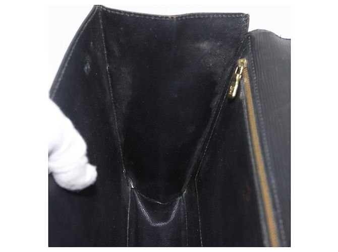 LOUIS VUITTON Borsa a Mano Epi Monceau 28 Nera M52122 LV Auth ka3386 Nero - vista 23