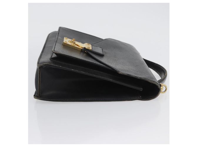LOUIS VUITTON Borsa a Mano Epi Monceau 28 Nera M52122 LV Auth ka3386 Nero - vista 3