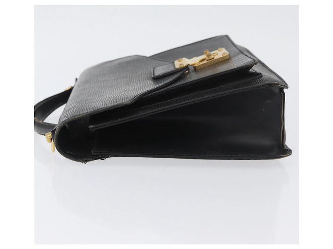 LOUIS VUITTON Borsa a Mano Epi Monceau 28 Nera M52122 LV Auth ka3386 Nero - vista 4