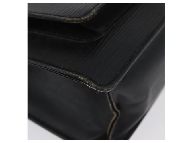 LOUIS VUITTON Borsa a Mano Epi Monceau 28 Nera M52122 LV Auth ka3386 Nero - vista 8