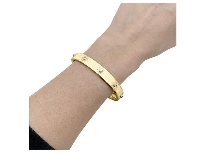 Bracciale Buccellati "Macri Classica", in due toni d'oro e diamanti. - vista 5