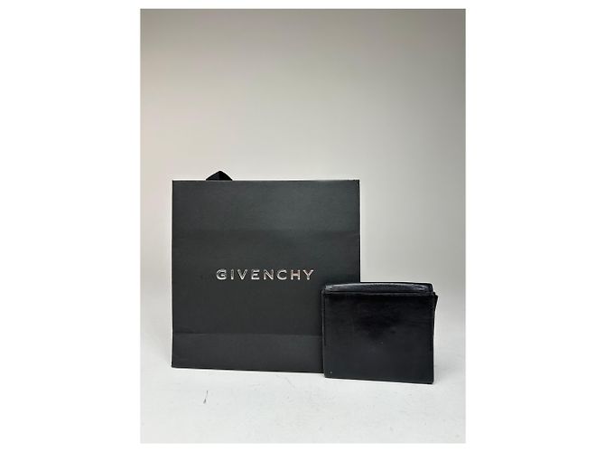 Porta-cartões / Bolsa de couro vintage Givenchy Preta Preto - vista 2