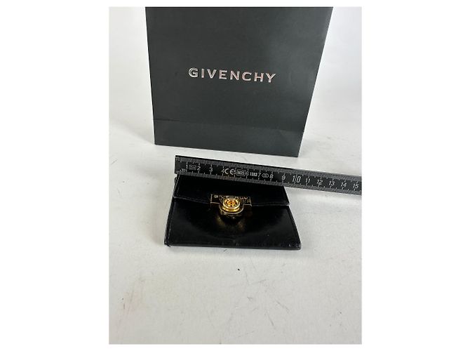 Porta-cartões / Bolsa de couro vintage Givenchy Preta Preto - vista 7
