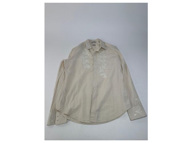 Vintage Kenzo Blumenbluse Weiß M - Ansicht 4