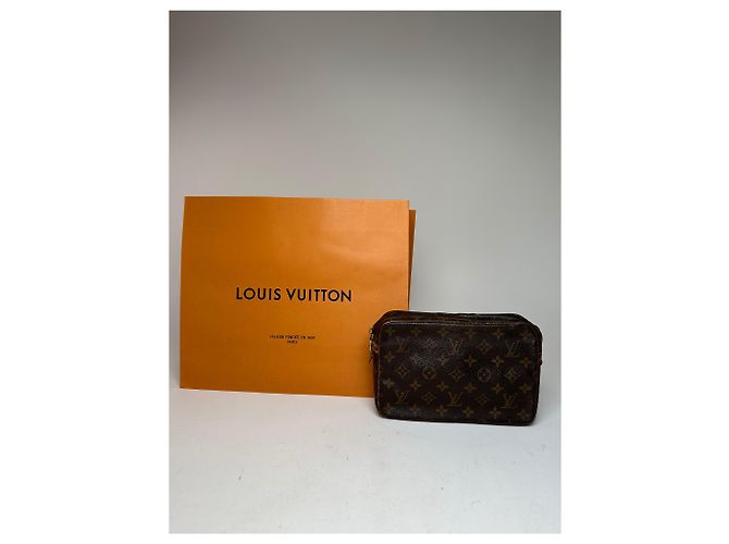 Clutch Vintage Louis Vuitton Monogramma Marrone - vista 2