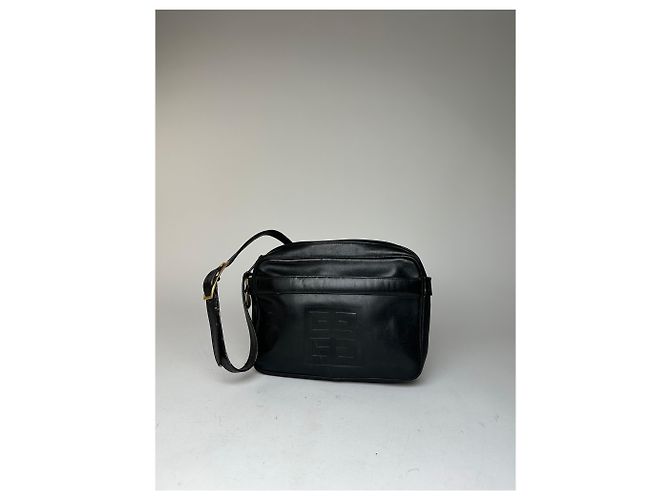 Vintage Givenchy Leder Schultertasche Schwarz - Ansicht 15
