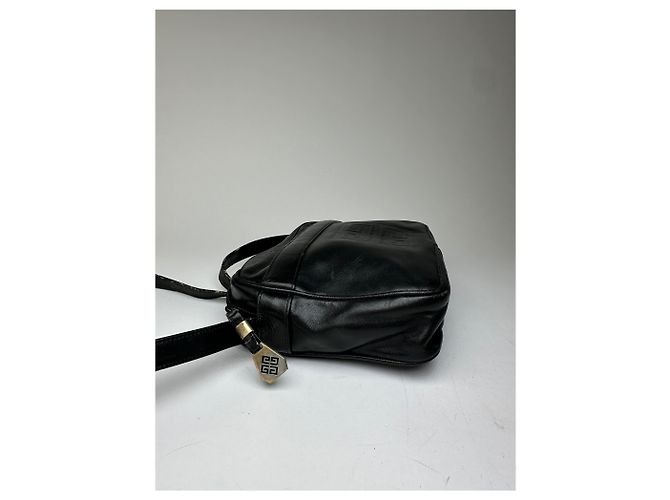 Vintage Givenchy Leder Schultertasche Schwarz - Ansicht 7