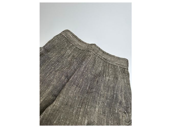 Vintage Dior Wool Pants M Grey Brown - view 10
