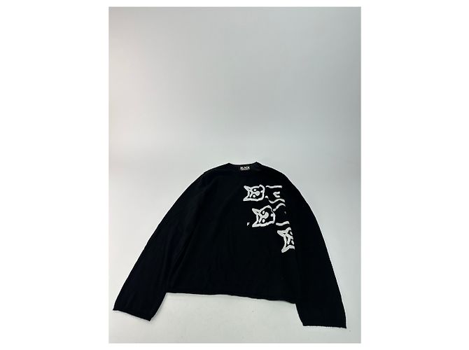 Comme Des Garcons Vintage Comme Des Garçons Wollpullover schwarz-weiß M - Ansicht 4
